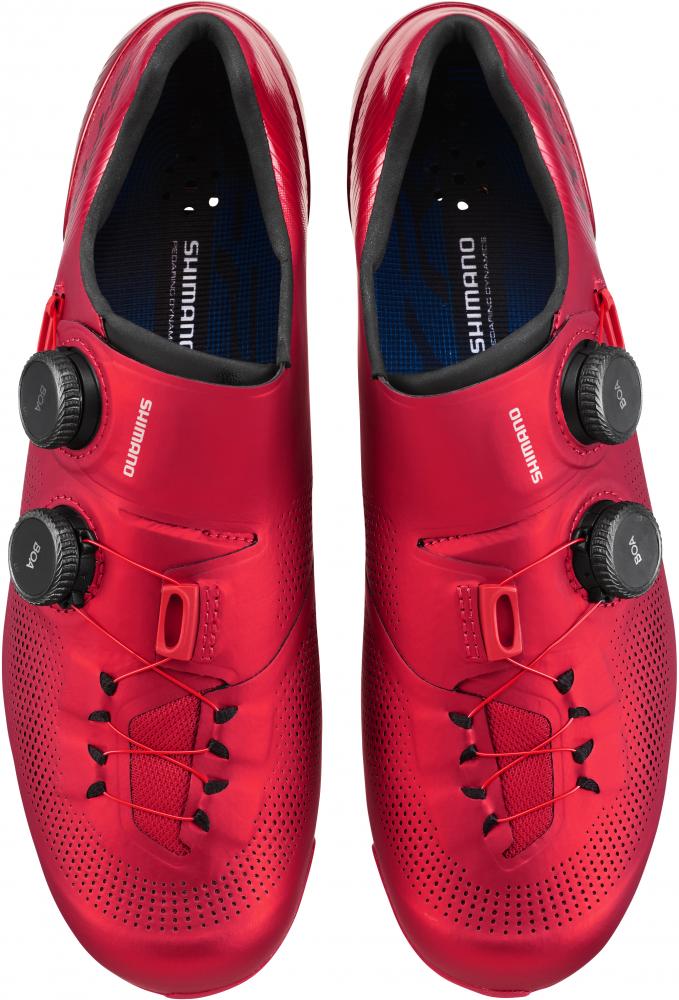 SHIMANO RC903 Rennradschuhe SPD-SL - Größe 44, Rot