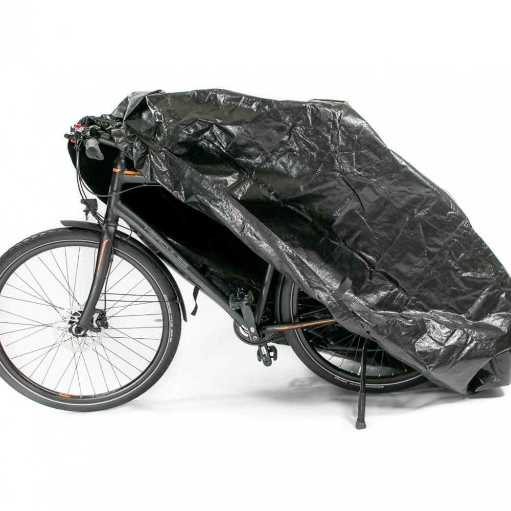 Haberland Fahrrad-Garage schwarz - robuste Abdeckung für optimalen Wetterschutz