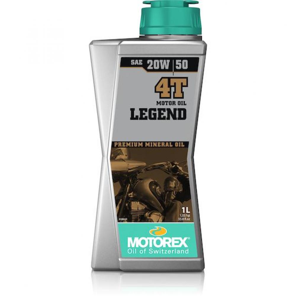 Motorex 4T Legend SAE 20W-50 Motorrad Motoröl 1l - Mineralöl für 4-Takt-Motoren