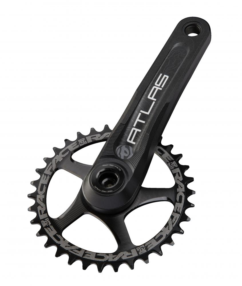 Race Face Atlas Kurbel, 175mm, 68/73mm, 30mm, schwarz - robuste Performance für Enduro & Downhill