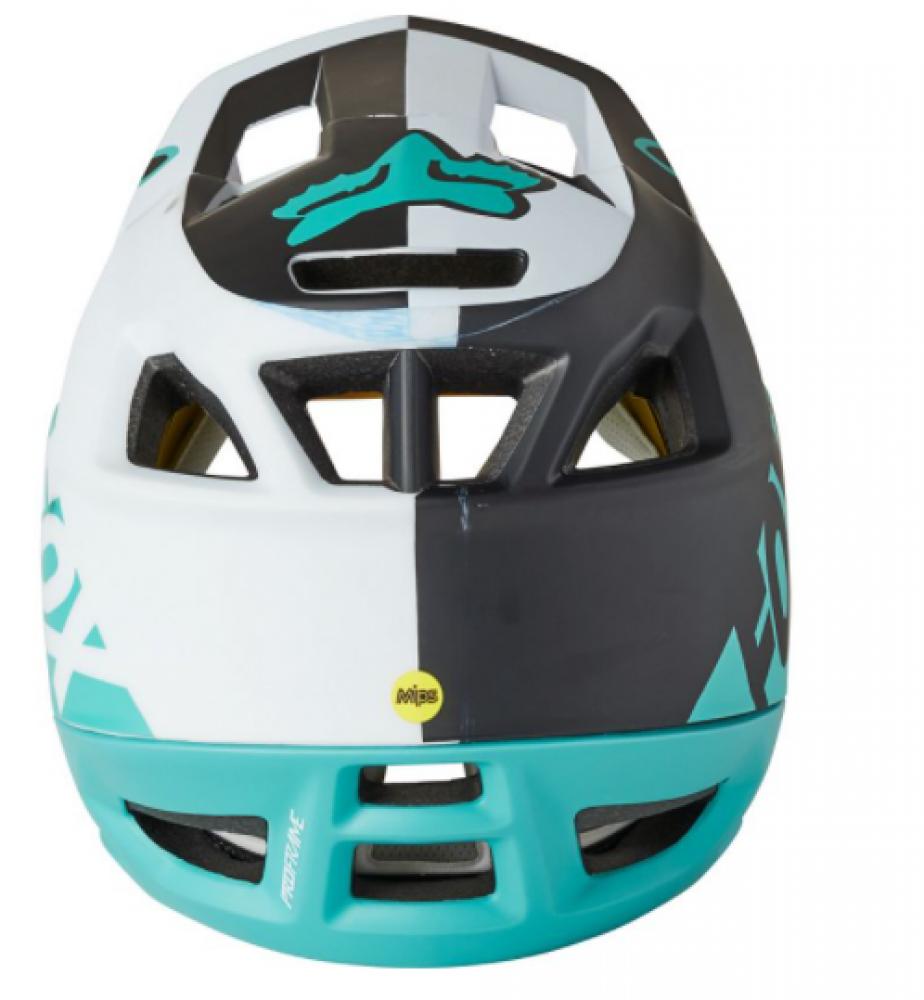 FOX Helm PROFRAME BLOCKED CE Full Face Schutz Helm teal S