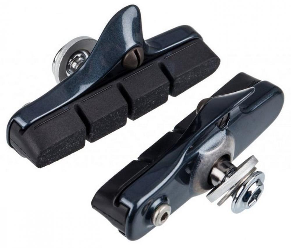 SHIMANO Bremsschuh R55C4 105 Cartridge BR-R7000 Silber - Präzise Bremsleistung für Alufelgen