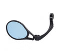 XLC Speed Pedelec Lenkerendspiegel MR-K28 links, schwarz, blau getöntes Glas, Aussenklemmung.
