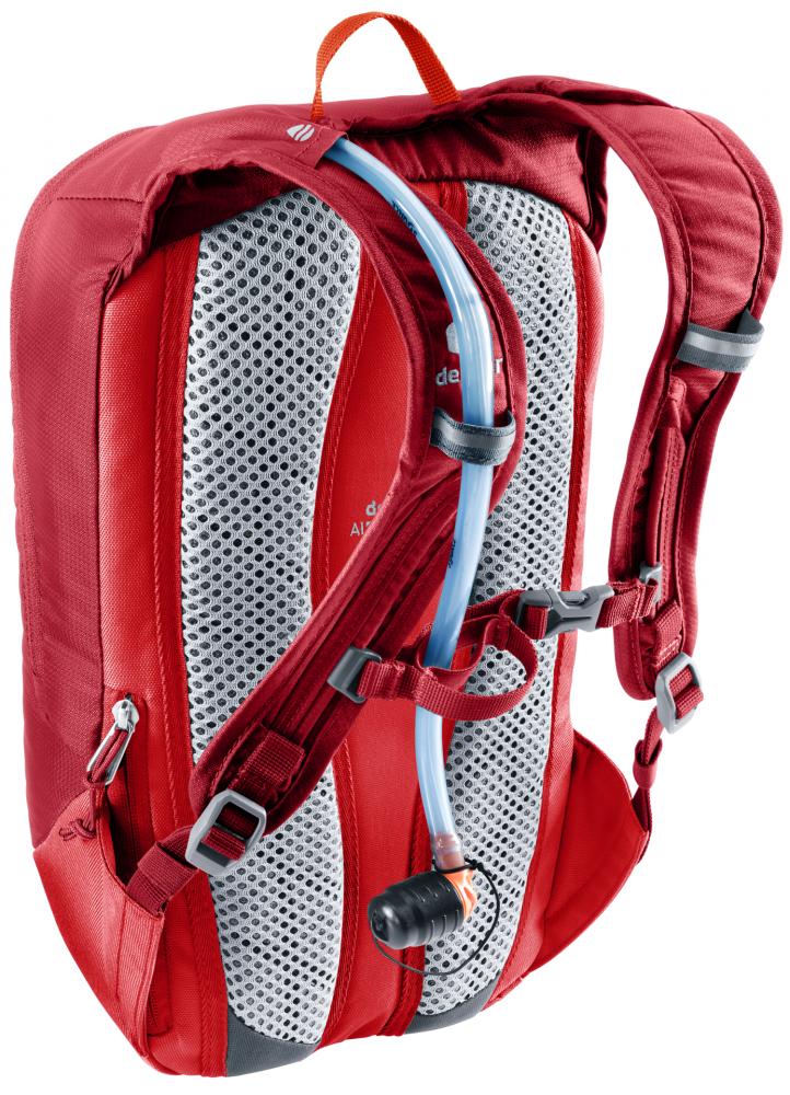 Deuter Junior Bike Fahrradrucksack 8L masala-cherry - Leicht & sicher für Radfahrer