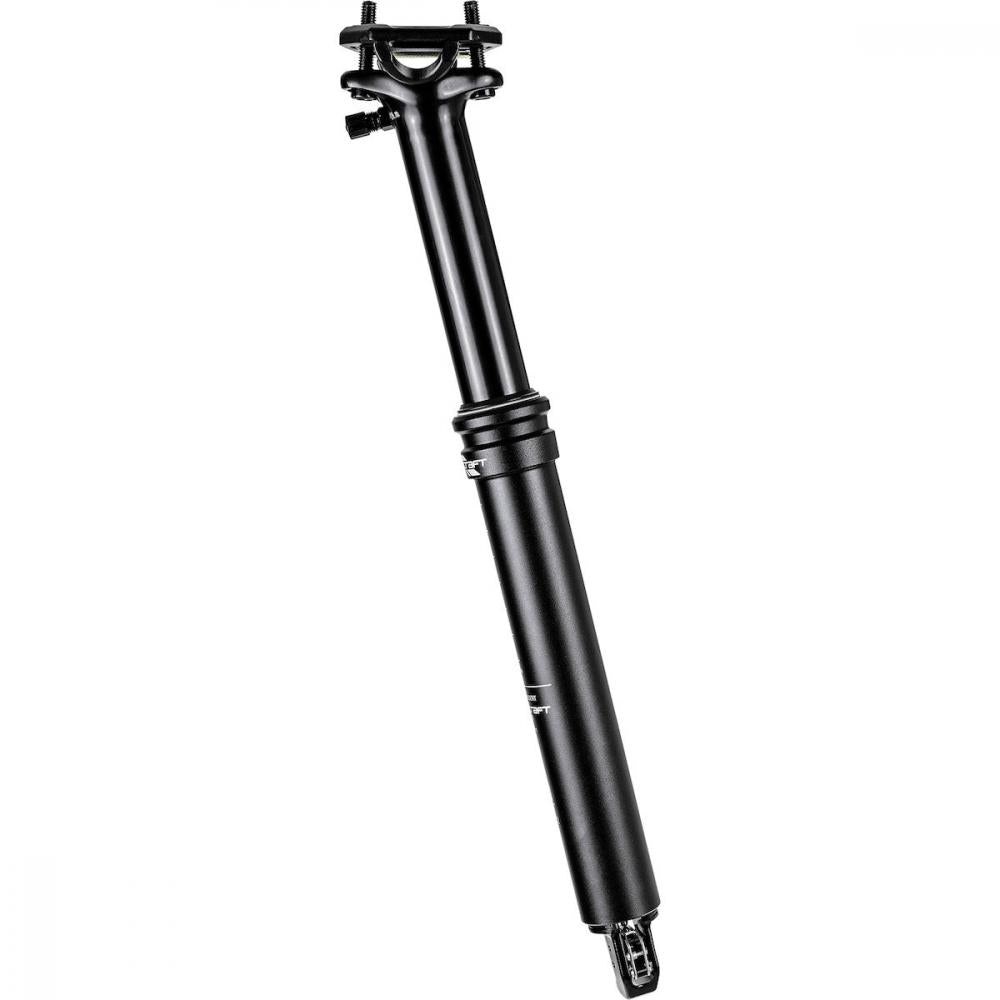 Procraft Vario-Sattelstütze Drop Suspension gefedert 30,9 x 322 mm Schwarz - mehr Komfort & Kontrolle