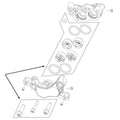 Hayes Bremssattel Rebuild Kit für Dominion T4 Schwarz - zuverlässige Wartungslösung