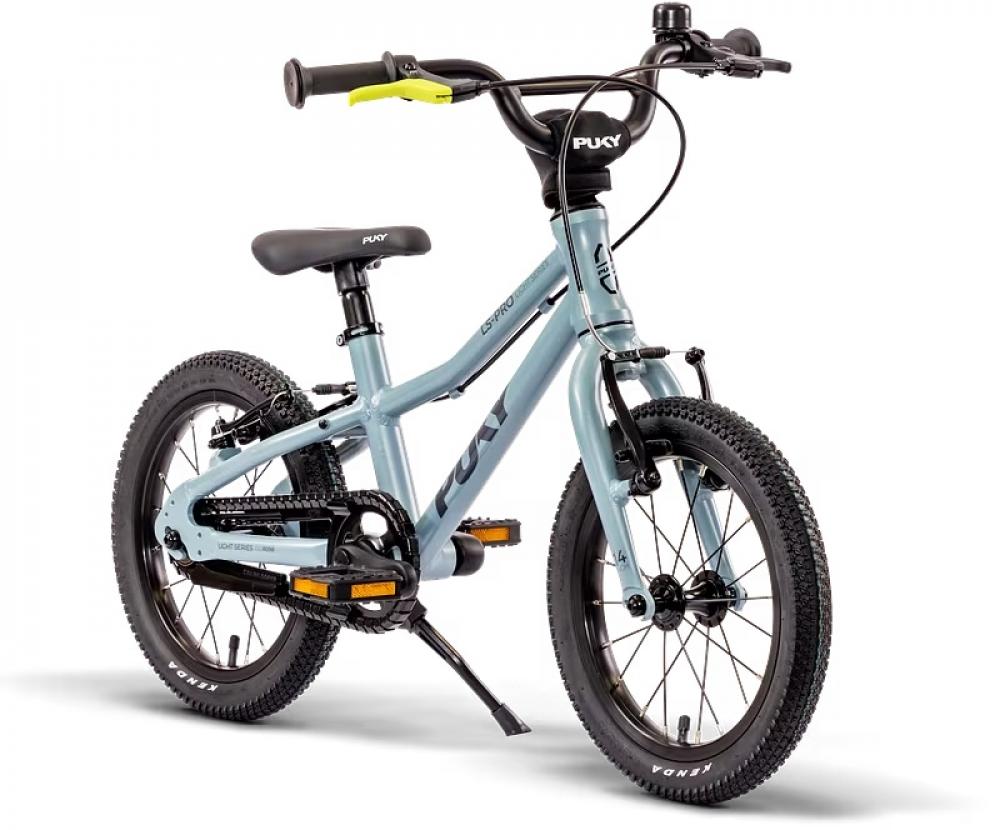PUKY LS-PRO 14 Kinderfahrrad - 14 Zoll, Ash Blue, 5,3 kg, Aluminiumrahmen, Singlespeed, V-Brake, ab 3 Jahren