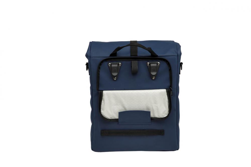 New Looxs Radtasche Odense Single Dark Blue 18-20 l Blue - geräumige Gepäckträgertasche