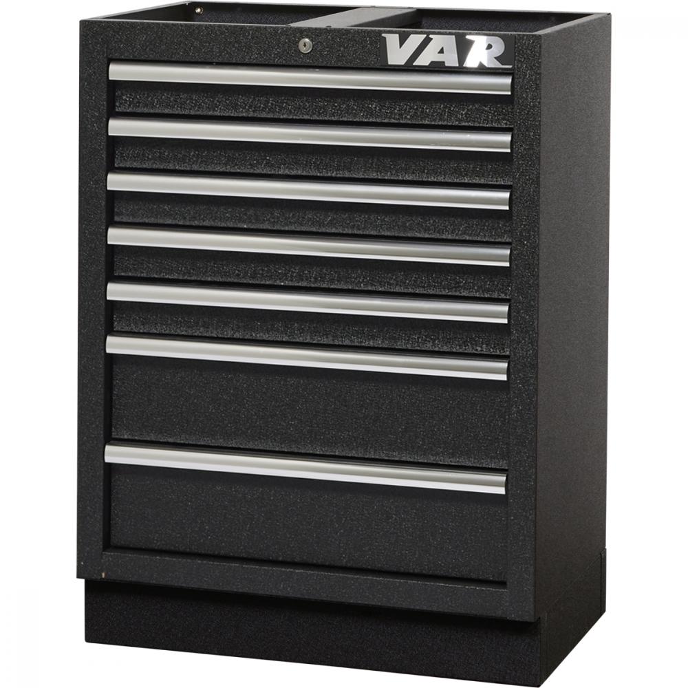VAR Schubladenschrank MO-52605 680 x 458 Black Edition - robuster Werkstatt-Werkzeugschrank