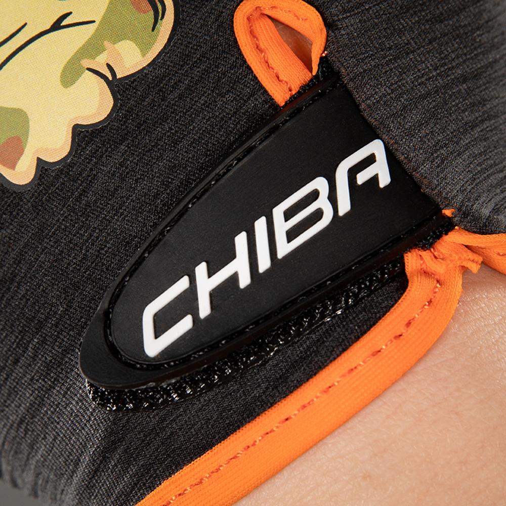 CHIBA Cool Kids - Kinder Fahrradhandschuhe M Crocodile, Griptec-Innenhand, waschbar