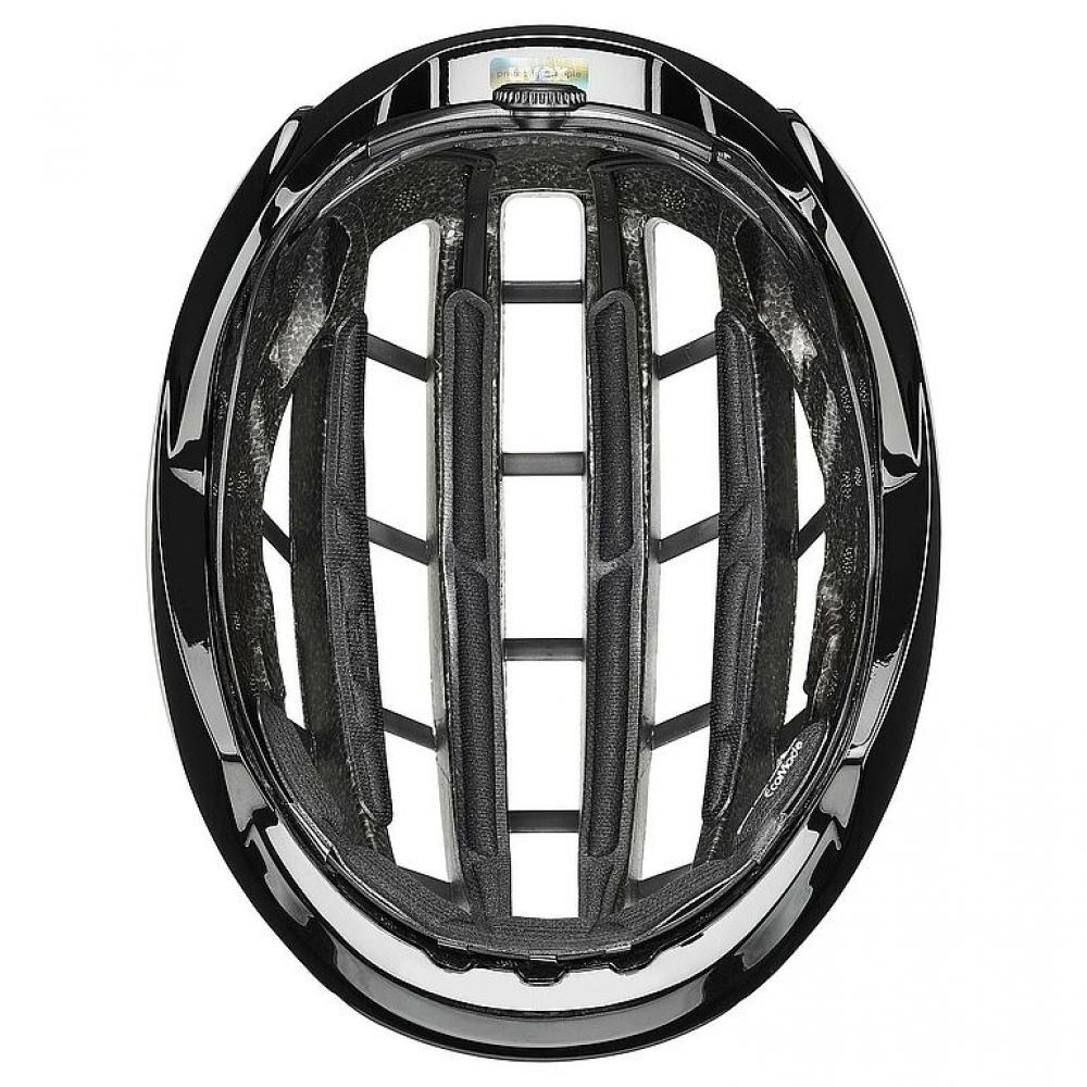 uvex surge Rennradhelm black matt 59-61 cm ohne Aero Cover MIPS Air Node, Multi-Inmould, 3D-IAS Pro, Brillengarage, EN 1078, leicht & aerodynamisch