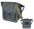 Basil Lenkertasche Navigator Storm KF schwarz 11 Liter - Wasserdichte Fahrradtasche mit KlickFix-System - City-Tasche