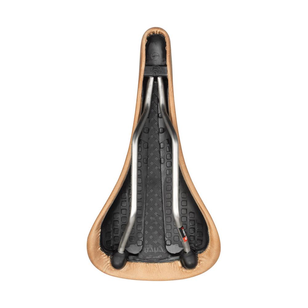 Selle Italia Flite Racer Light Brown L1, 146 × 280 mm, Echtleder, Ti-316 Rails