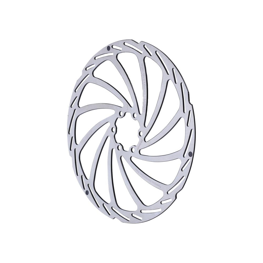 BBB Cycling BBB Bremsscheibe Power Stop 203mm silber - kraftvolle Scheibenbremse mit präziser Dosierung