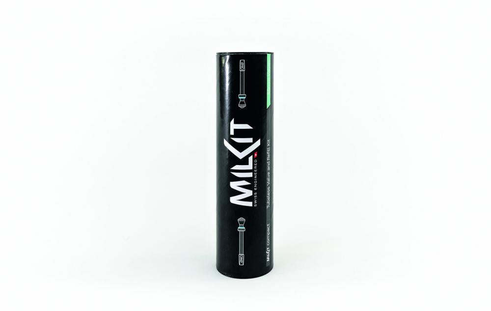 milKit Tubeless Nachfüllkit Compact 55 mm - Dichtmilch messen und nachfüllen ohne Entlüftung