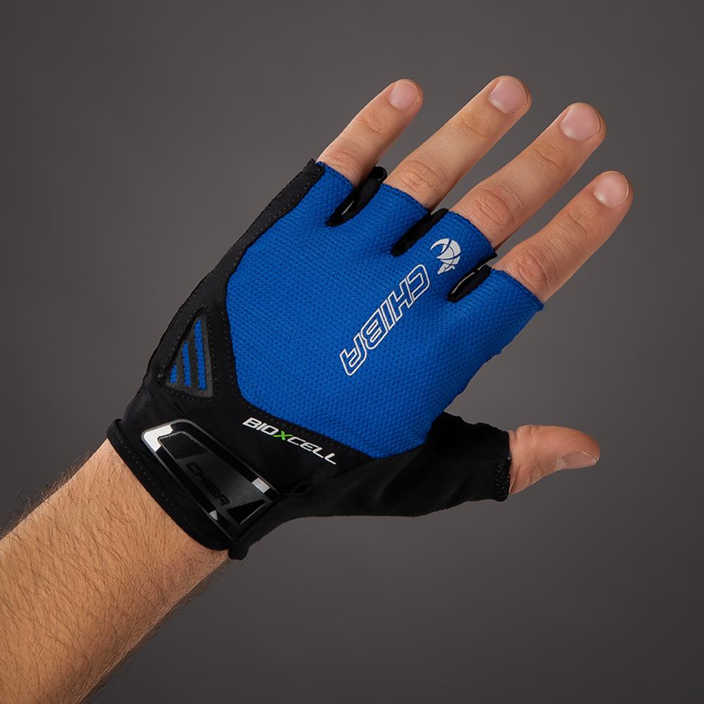 CHIBA BioXCell Air - Radhandschuhe kurz, royal, Größe M