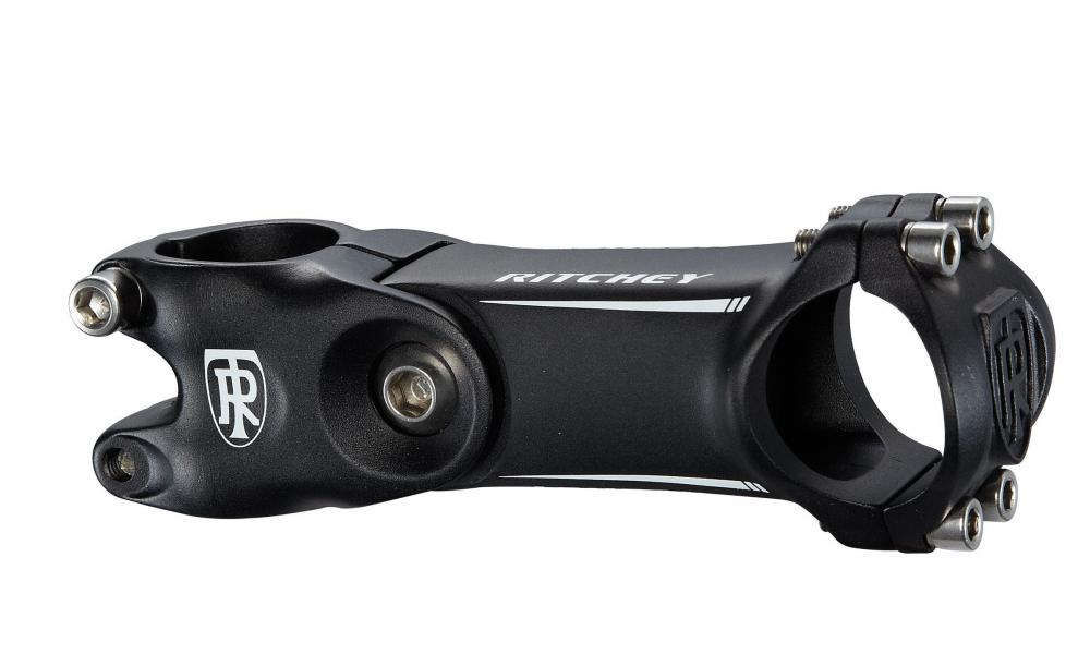 Ritchey 4-Axis Fahrradvorbau, schwarz matt, 31,8 mm, 105 mm, winkelverstellbar für Road & XC.