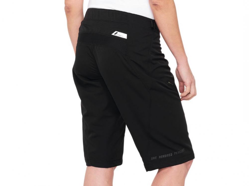 100% Airmatic Womens Shorts S black - komfortable All-Mountain MTB-Shorts