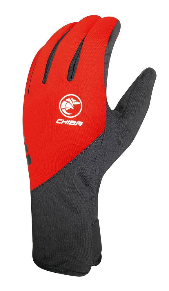 CHIBA Softshell Light - Radhandschuhe L, rot, winddicht & atmungsaktiv