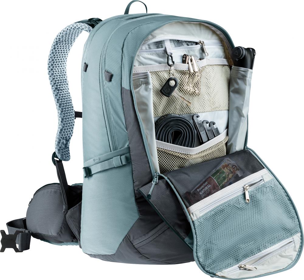 Deuter Trans Alpine Pro 26 SL Fahrradrucksack 26L Graphite - Mehrtagesrucksack für Alpenüberquerer