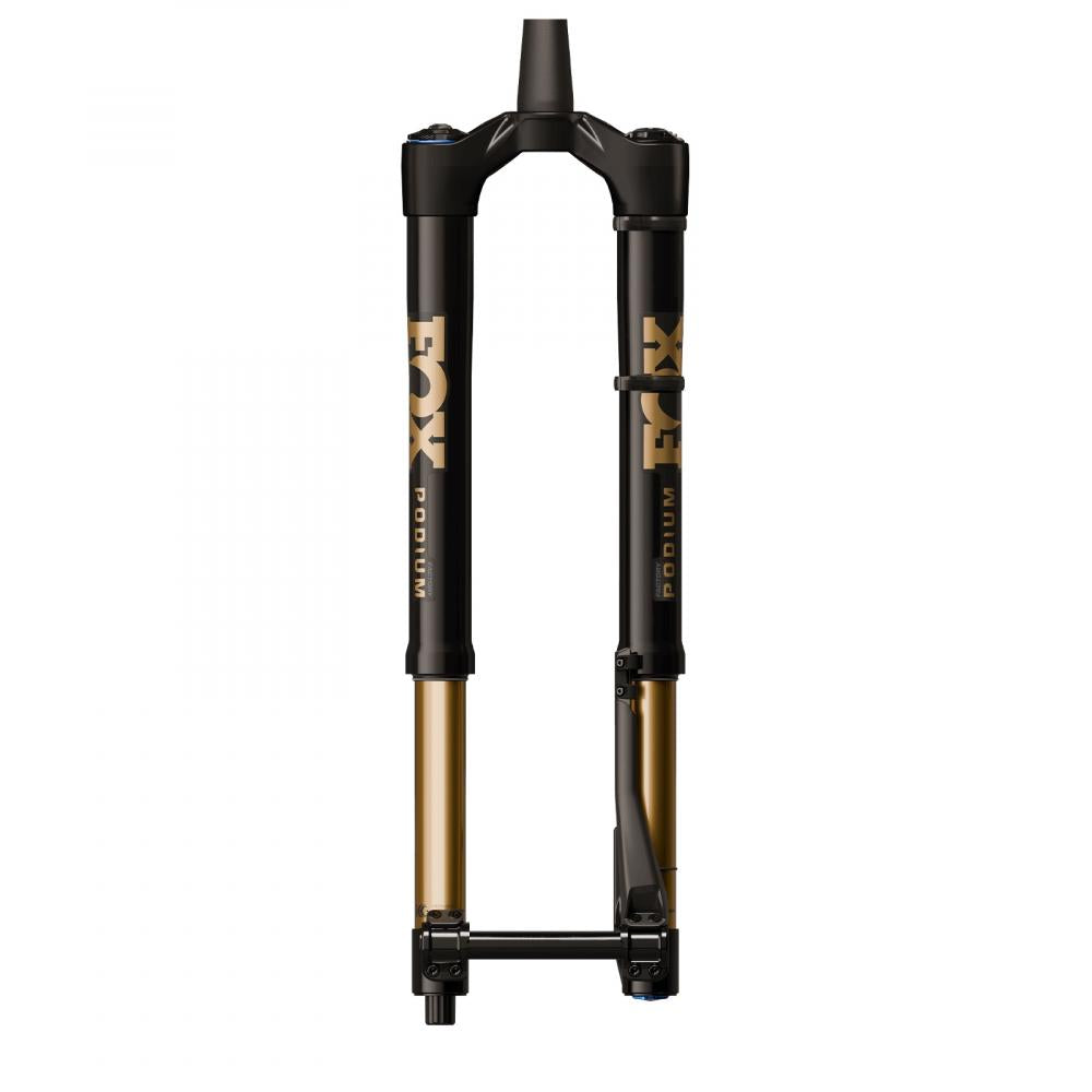 FOX INV Podium Factory Federgabel Grip X2 160mm 29" schwarz/gold für maximale Enduro-Performance.