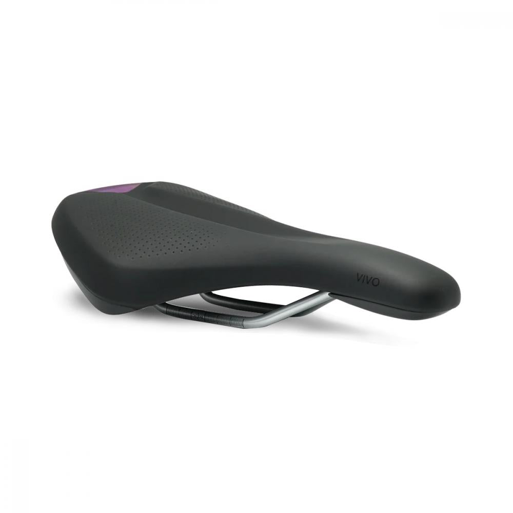 Selle Royal Vivo Moderate Unisex Fahrradsattel, komfortabler City-Sattel schwarz, Standardgröße.