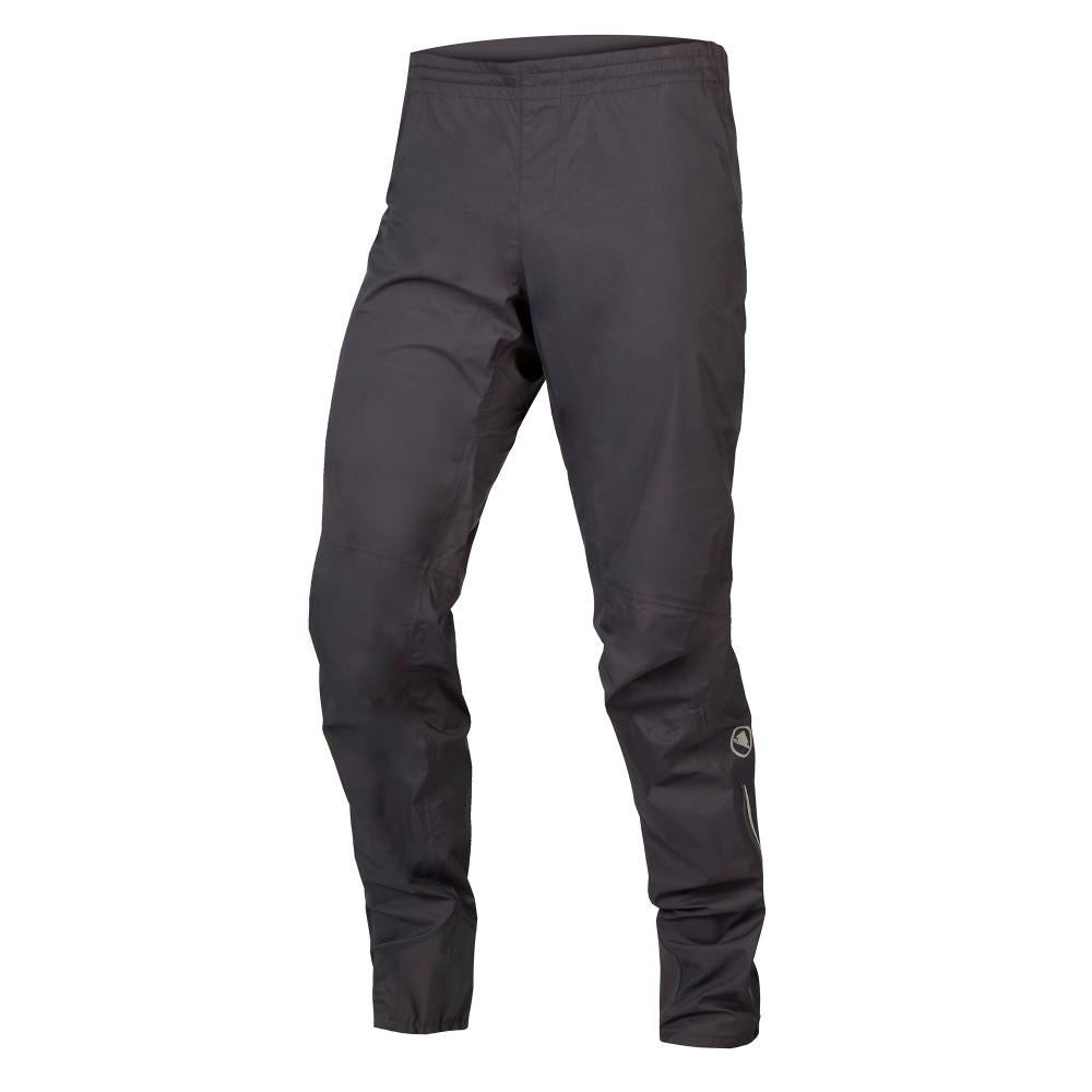 Endura GV500 wasserdichte Hose anthrazit XXL - leichte Regenhose für Gravel, wasserdicht, atmungsaktiv, strapazierfähig, optimaler Wetterschutz bei Touren