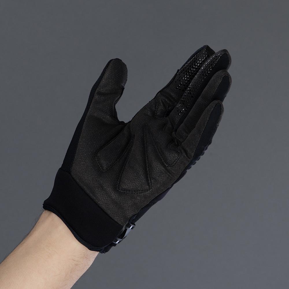 CHIBA Blade - Radhandschuhe schwarz/schwarz, XL, atmungsaktiv mit Gelpolster & Touchfinger