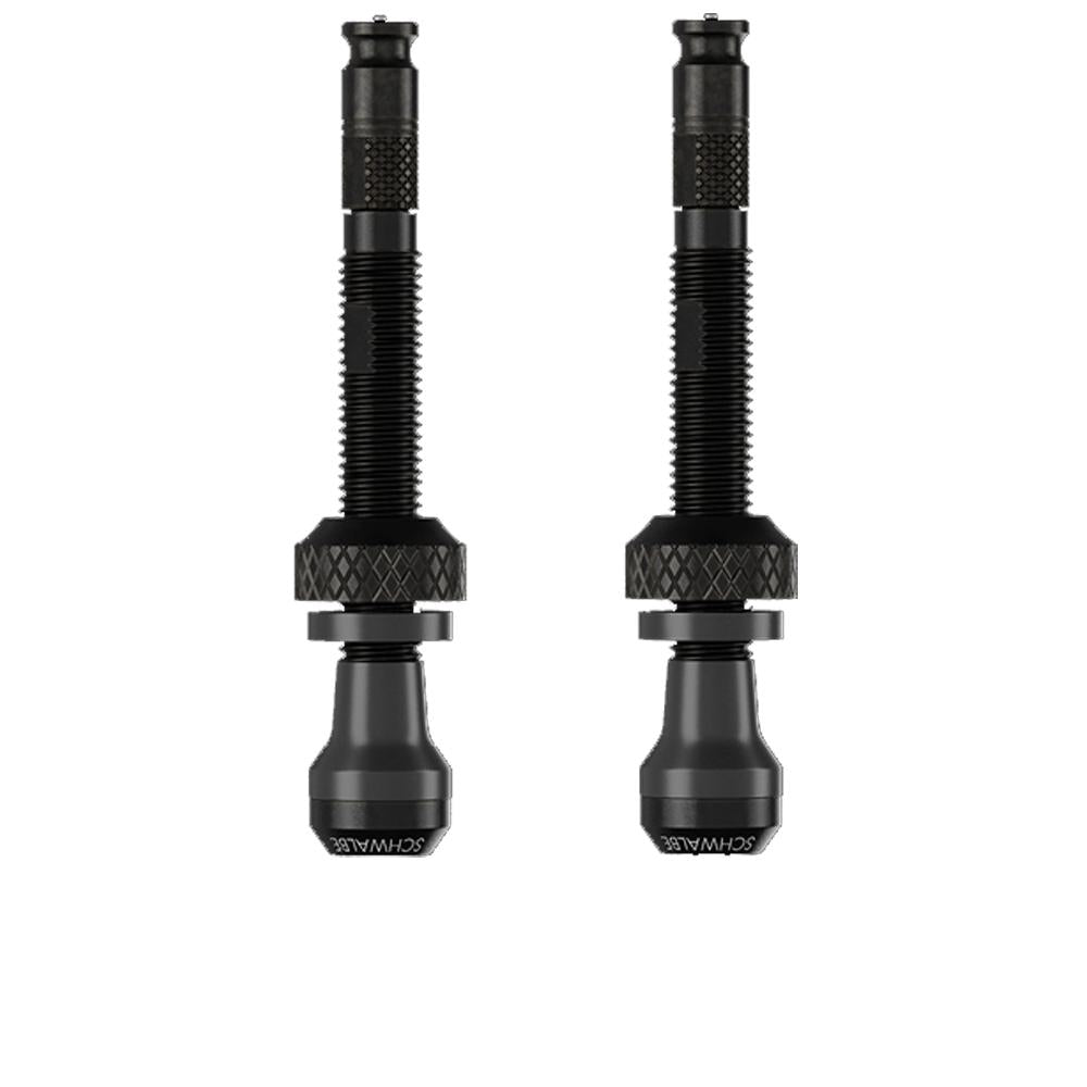 Schwalbe TUBELESS CLIK VALVE SCV 80mm Tubeless-Ventile für kinderleichtes Aufpumpen.