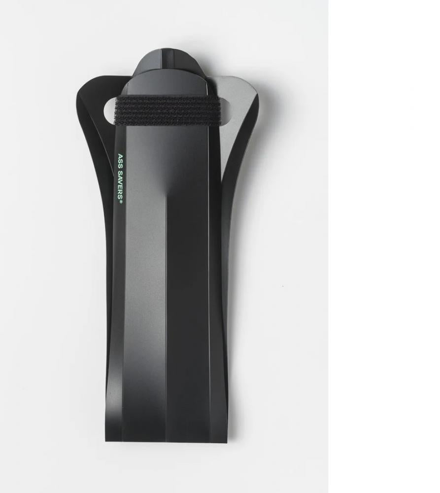 Ass Savers Fendor Bendor Big FRB-4-BLK: Faltbarer, werkzeuglos montierbarer Hinterrad-Spritzschutz für Gravel- und MTB-Bikes, passend für Reifenbreiten von 32-55 mm, Farbe Schwarz