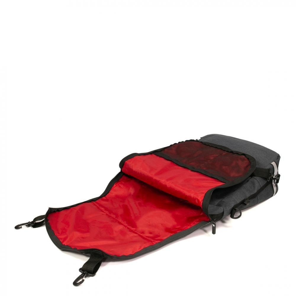 Haberland Bike-Rucksack Sporty anthrazit/reflex - vielseitiger Fahrradrucksack mit Regenschutz