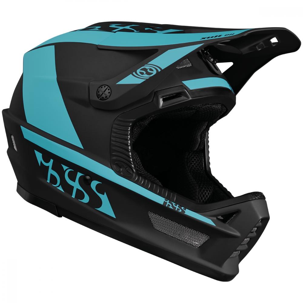 IXS Sports Division iXS Xult DH Helmet S/M Lagoon - Fullface-Helm für Downhill & Bikepark