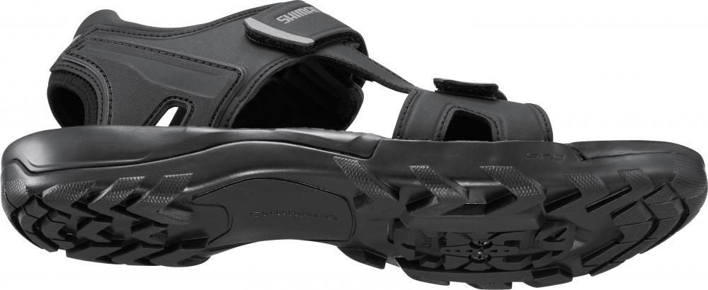 SHIMANO Fahrradschuhe SD500 - SPD MTB-Sandalen, Unisex, Größe 42, Schwarz