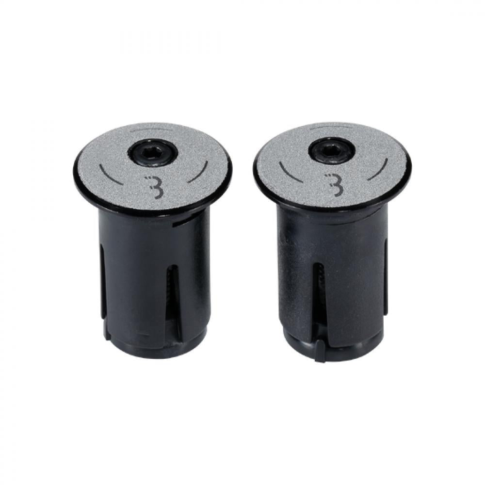 BBB Cycling end caps aluminum ScrewOn Alu 18 - reflektierende Lenkerendkappen für mehr Sicherheit