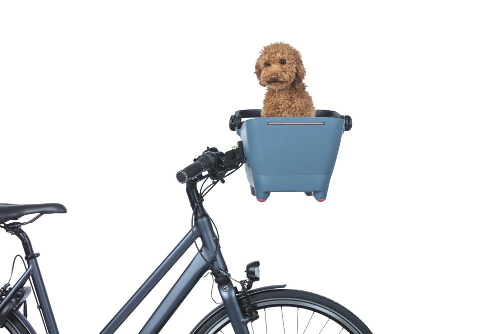 Basil Buddy KF Hundefahrradkorb - 32 l, Faded Denim