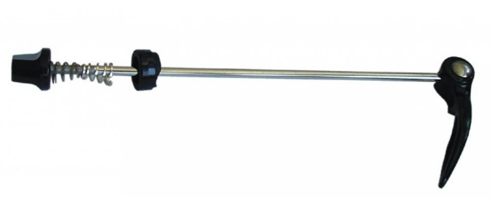 Weber Schnellspanner verlängert 175mm für 170mm Klemmbreite, silber/schwarz für Fahrrad.