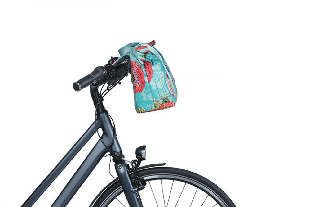 Basil Schultertasche Bloom Field sky blue MIK-KF-HOOK 29x15x28 cm 11l - FahrradTasche