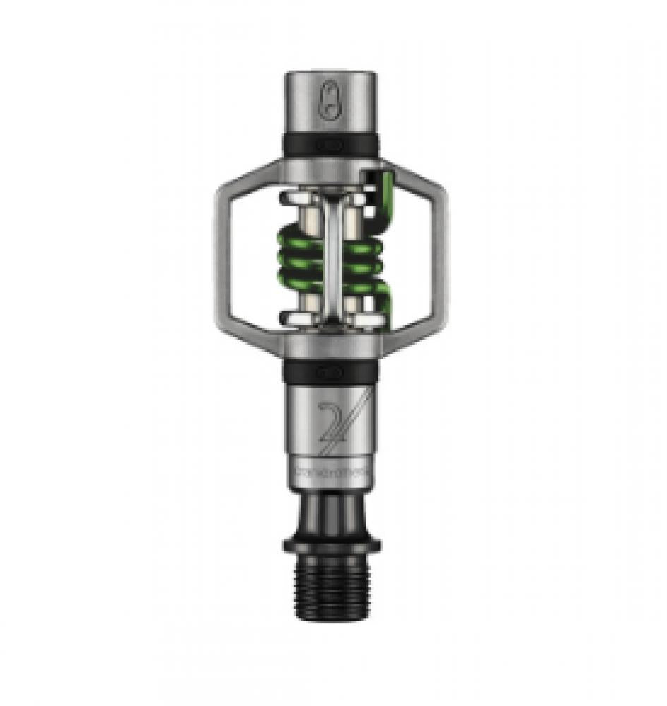 Crankbrothers Pedale Eggbeater 2 silber/grün