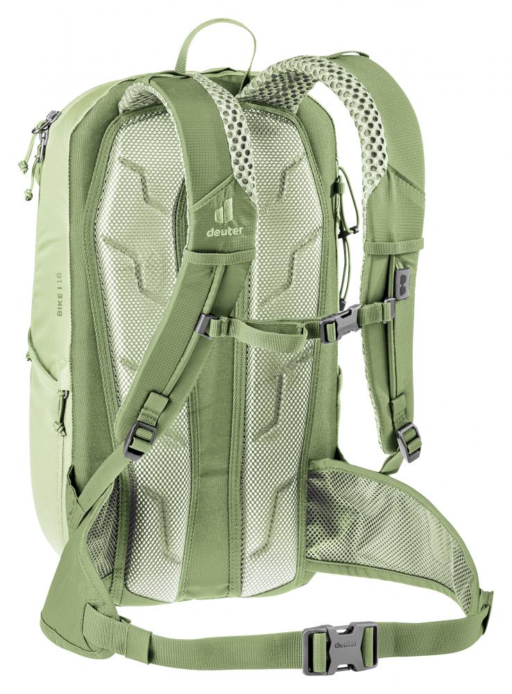Deuter Bike I 16 Fahrradrucksack - 16 Liter, 700 g, mineral/grove - Unisex Radtouren-Rucksack