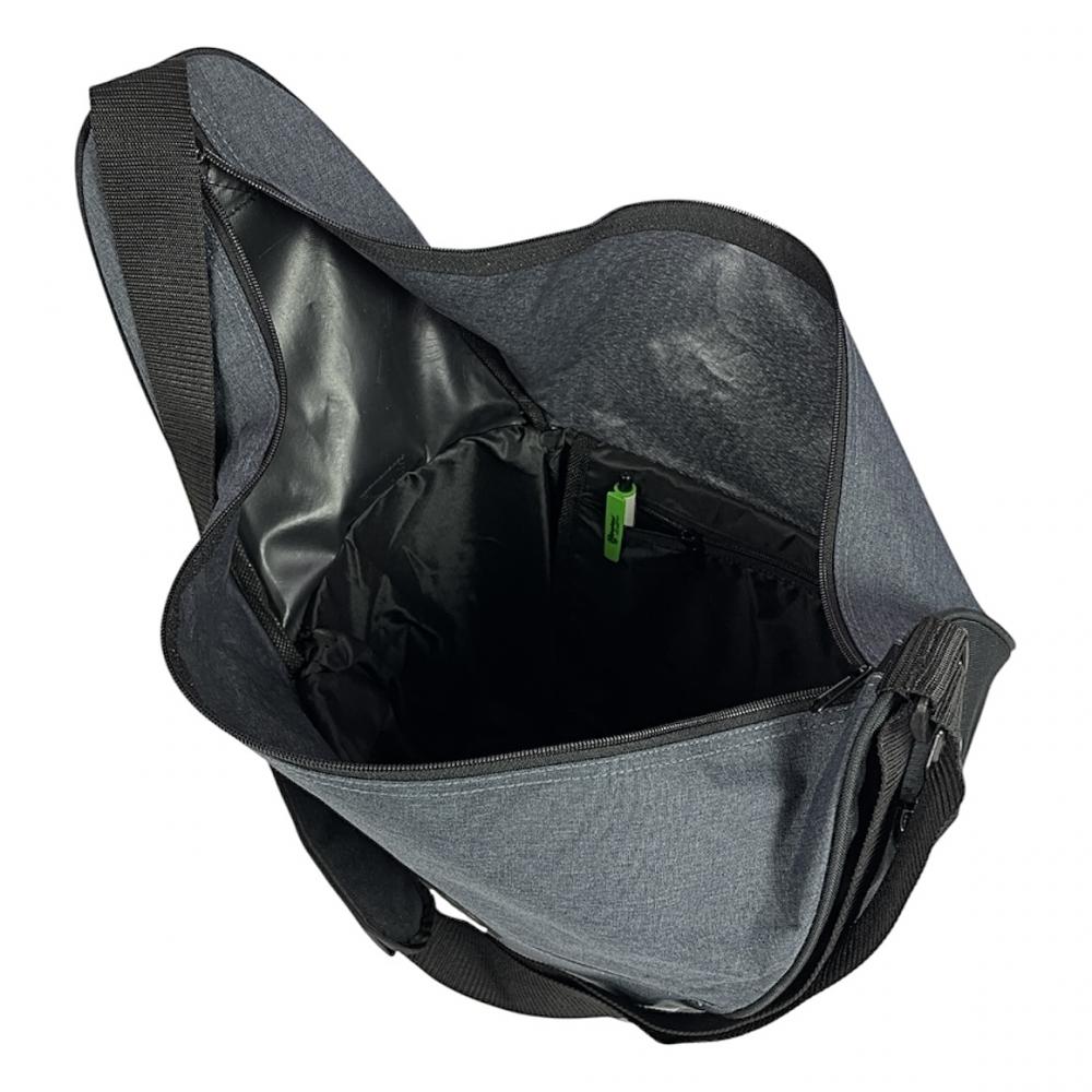 Haberland Lenkertasche Britta grau schwarz Größe 32x26x28cm 18l
