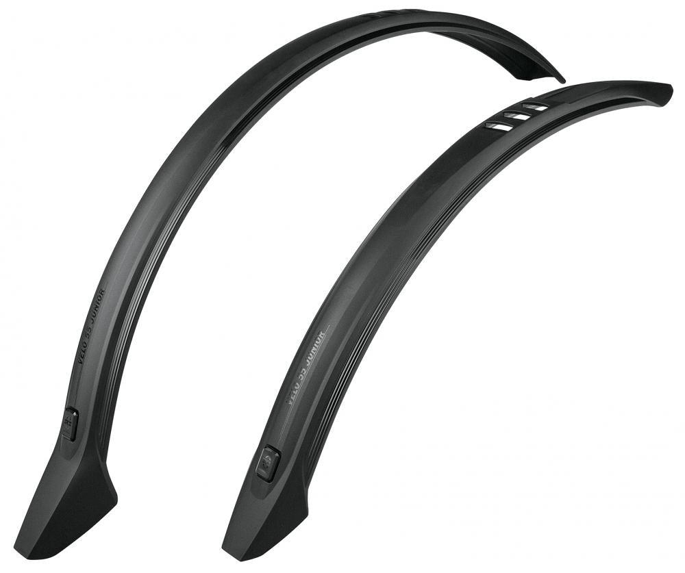SKS Schutzblech-Set Velo 55 Junior für 24 Zoll MTB und Trekking, schwarze Steckschutzbleche für optimalen Spritzschutz.