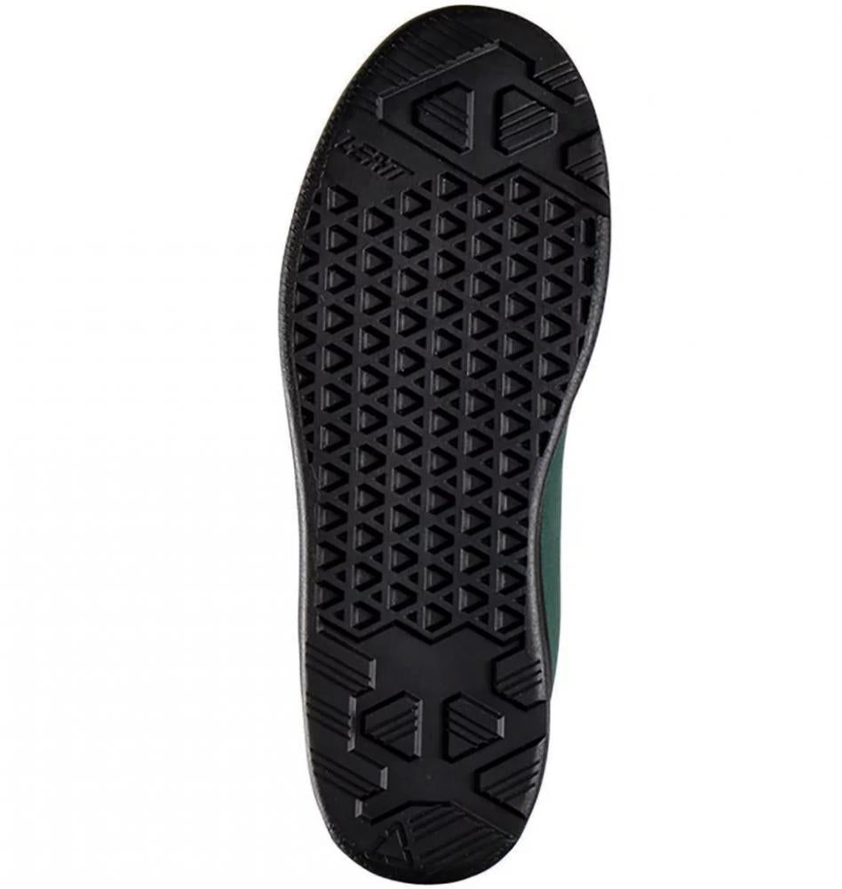 Leatt 2.0 Flatpedal Schuh, Ivy, Größe 45,5, Synthetik-Wildleder, RideGrip-Gummimischung, FlatGrip-Sohle, wasserabweisend, atmungsaktiv, Zehen- und Fersenschutz, antibakterielles Innenfutter