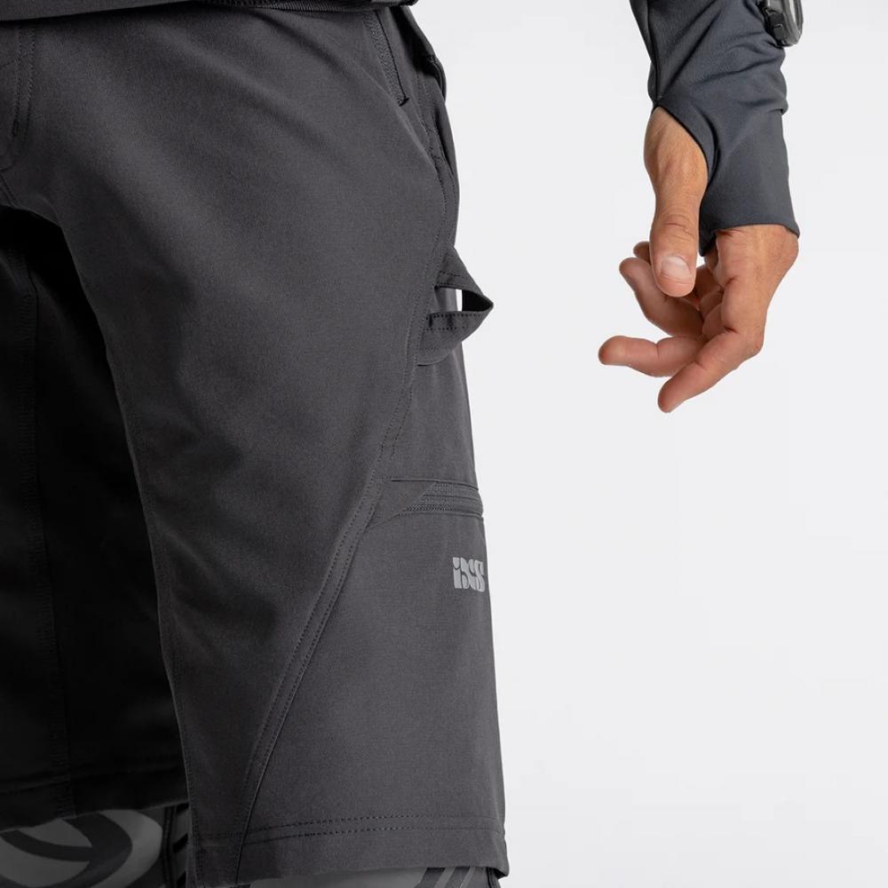 IXS Sports Division iXS Carve Digger Shorts M black - robuste Trail-Shorts mit Stretchkomfort