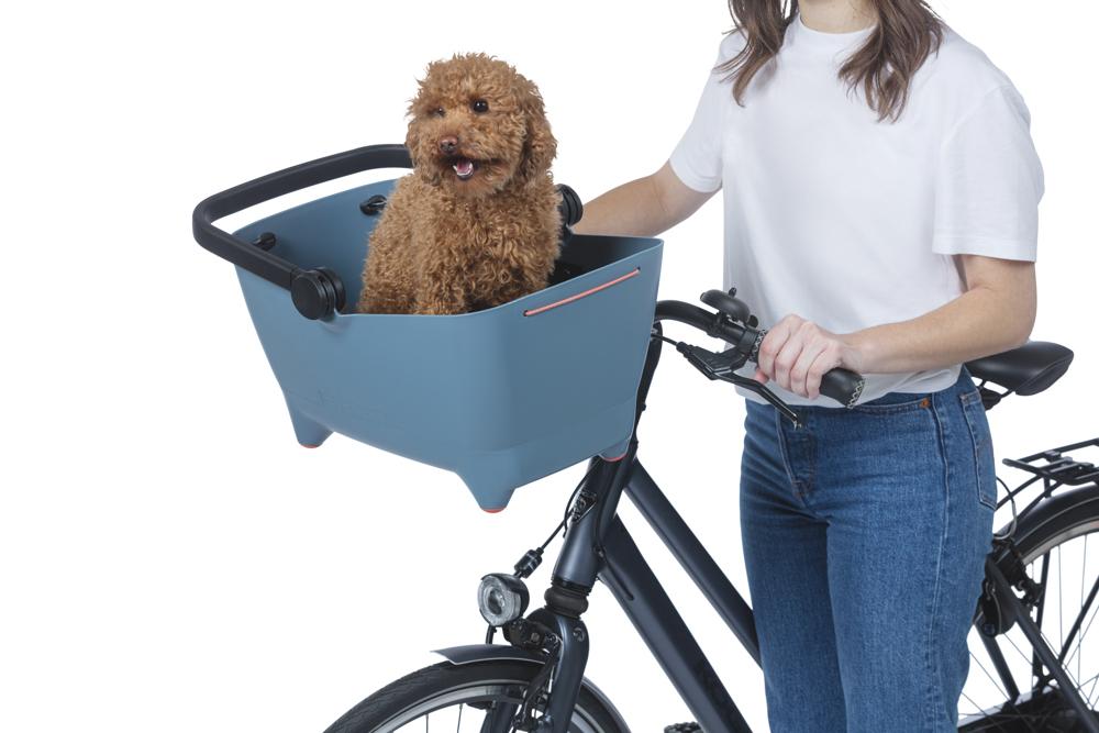 Basil Buddy KF Hundefahrradkorb - 32 l, Faded Denim