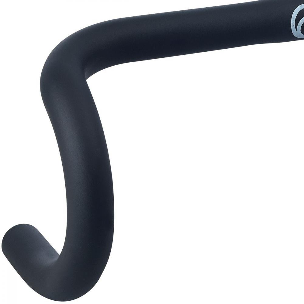 Deda Elementi Lenker Piega 44 Zentimeter schwarz matt - 26,0 Millimeter Klemmung, RHM Form, 6061 Aluminium, Reach 75 Millimeter, Drop 130 Millimeter