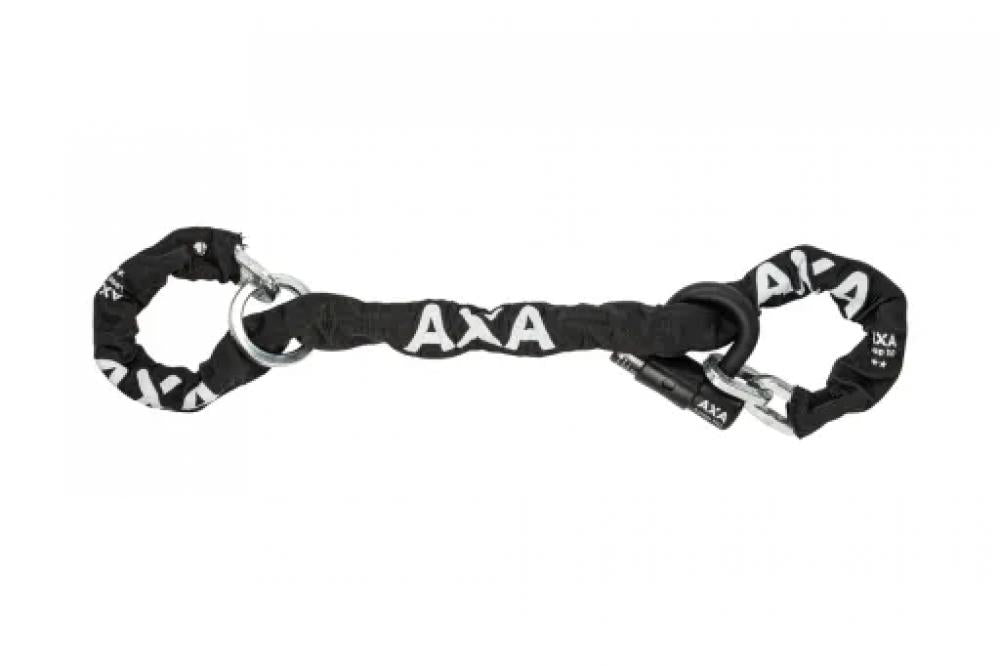 AXA Kettenschloss Loop 110 cm gehärtete Stahlglieder Ø 9,5 mm - Sicherheitsstufe 15 (ART 2-Sterne), inklusive Zylinderabdeckhaube
