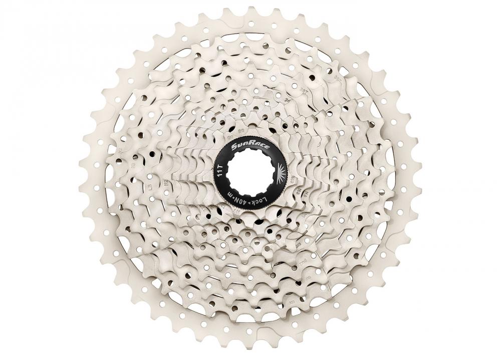 SunRace 11-fach Kassette CSMS8 EAX 11-40 Zähne silber Mountainbike-Zahnkranz