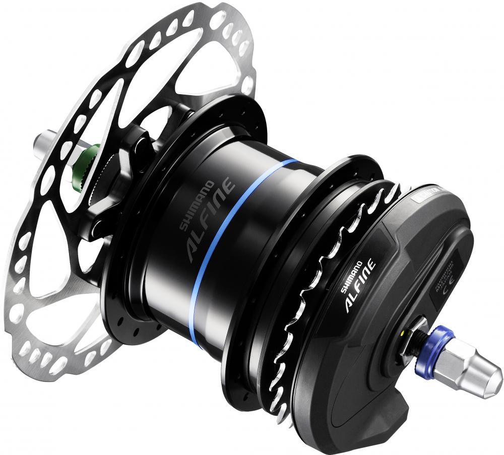 SHIMANO Getriebenabe ALFINE Di2 SG-S7051-8 - 7051-8, Schwarz 36 Loch