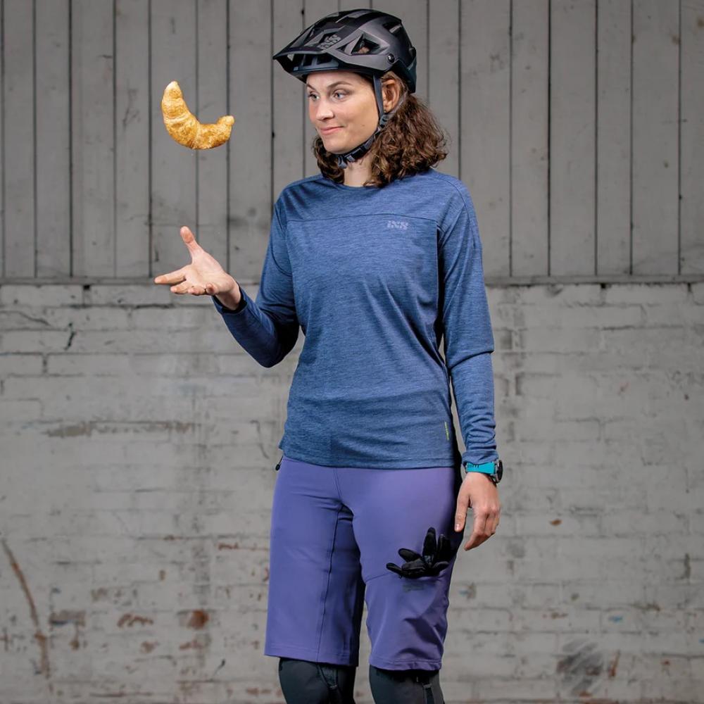IXS Sports Division iXS Flow X Women longsleeve jersey 36 Grape - atmungsaktives Trail-Trikot
