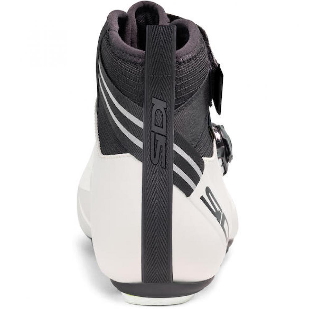 Sidi ROAD NIX white/black 42 Weiß/Schwarz - warmer Rennradschuh mit steifer Carbonsohle